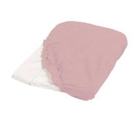 Candide Housse de matelas à langer en éponge 50 x 75 cm Vieux rose