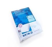 Housse de matelas ANTONIN 60x140 cm molleton 220 g/m² absorbant blanc