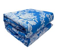 Housse de matelas avec fermeture éclair. Housse de matelas pour lit 150 x 200 cm + 25 cm, facile à installer, résistante à l'eau, douce et agréable, 100 % polyester. Fleurie