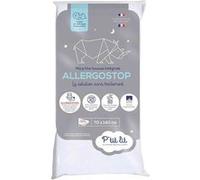 Housse de matelas bébé anti-acariens allergo stop P'tit Lit 70x140 Blanc G