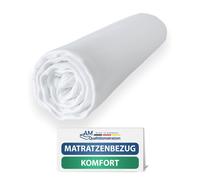 AM Qualitätsmatratzen - Housse de Matelas 90x200 Polyester - Protège Matelas avec Fermeture éclair - Amovible et Lavable - Housse Matelas 90 x 200 epaisseur 18 cm - Housse Matelas intégrale por lit