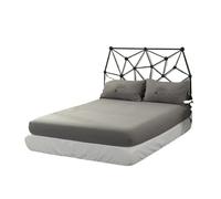 Housse De Matelas Drap-housse imperméable avec bande élastique, housse de matelas antidérapante, protège-matelas respirant ProtèGe Matelas(Grey,Full 137x190x36cm)
