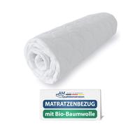 Housse de matelas en coton bio lavable avec fermeture éclair