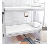 Housse de matelas futon de sol avec fermeture éclair - Protection complète lavable, anti-poussière et amovible avec fermeture éclair pour matelas de sol tatami japonais (blanc, 120 x 200 cm)