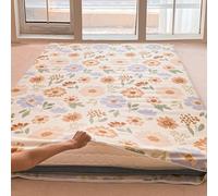 Housse de matelas futon - Drap-housse à fermeture éclair pour lit de jour - Protection de coussin pour balancelle d'extérieur