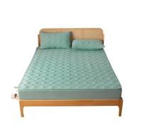 Housse De Matelas Housse de matelas imperméable, drap-housse matelassé épais, protecteur, Queen Size avec drap lit à bande élastique ProtèGe Matelas(02,160x200x30cm)