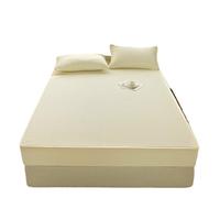 Housse De Matelas Housse de matelas imperméable en coton matelassé, classe protection tricotée, s'adapte jusqu'à 30 cm profondeur ProtèGe Matelas(6,Twin XL 39x80x12 in)