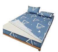 Housse de Matelas Housse de Matelas imperméable fermée Tout Compris à Six côtés avec Couvre-Lits Drap-Housse à Fermeture éclair(Color:Color 06,Size:90X200X20cm 1Pc)