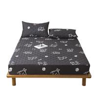 Housse De Matelas Housse de matelas imperméable, rembourrage épais, en tissu confortable, ensemble draps, protection for la maison ProtèGe Matelas(Gray,180x200cm(71x78.7in))
