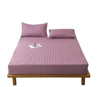 Housse De Matelas Housse de matelas imperméable, rembourrage épais, en tissu confortable, ensemble draps, protection for la maison ProtèGe Matelas(Red,180x200cm(71x78.7in))