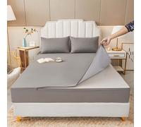 Housse De Matelas ImperméAble Housse Integrale Matelas RéNove Matelas Integral Fermeture éClair Protection Matelas Housse Matelas(#5,150x200+25cm)