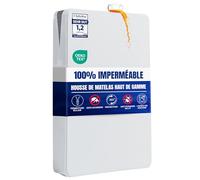 Housse de Matelas Imperméable Premium Zippée 140 x 190 x 20 cm | Housse de Matelas Anti-Acariens et Anti-Punaises de Lit Certifiée Oeko-Tex avec Fermeture Éclair, par Utopia Bedding