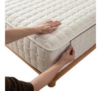Housse de Matelas Integrale 70/80x190,130/140x190,160/170x190 Couvre/Protège/Protégé Matelas avec Fermeture Éclair Matelassé Déménagement Protection Matelas Alèse Drap Jusqu'à 5-40cm(Size:140X190+14cm