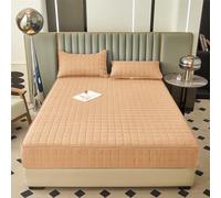 Housse De Matelas ProtèGe Matelas Renove Matelas Integral RéNove Matelas Integral Fermeture éClair Protege Matelas Matelassé à Cinq CôTéS Surmatelas(5-6,180x220+20cm)