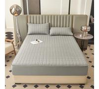 Housse De Matelas ProtèGe Matelas Renove Matelas Integral RéNove Matelas Integral Fermeture éClair Protege Matelas Matelassé à Cinq CôTéS Surmatelas(1-3,180x220+20cm)