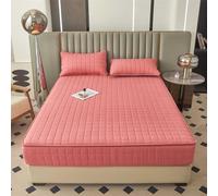 Housse De Matelas ProtèGe Matelas Renove Matelas Integral RéNove Matelas Integral Fermeture éClair Protege Matelas Matelassé à Cinq CôTéS Surmatelas(5-2,180x200+15cm)