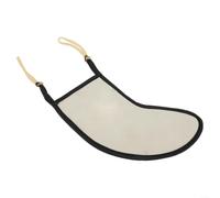 Housse de menton pour violon en coton doux pour protection des joues, absorbant la transpiration, accessoire d'entraînement confortable pour violons de taille 4/4, 3/4, 1/2, 1/4, 1/8, 1/16 (blanc 1/2)