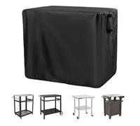 Housse de meubles de jardin - Housse de table rectangulaire | Housse de table d'extérieur | Protecteur de bureau de hauteur de barre résistant aux UV imperméable pour barbaque