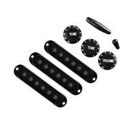 Housse de micro à bobine simple de rechange pour guitare électrique avec bouton de contrôle de tonalité et de volume, matériel de guitare facile à installer