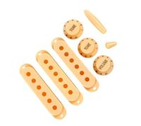 Housse de micro à bobine unique pour guitare électrique, 1 volume, 2 boutons de tonalité, commutateurs, partie d'extrémité, matériel de guitare facile à installer