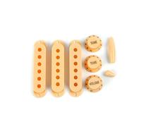 Housse de micro de guitare électrique avec bouton de contrôle de tonalité et de contrôle de volume, 1 volume, 2 tonalités, boutons, commutateurs, matériel de guitare facile à installer