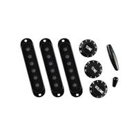 Housse de micro de guitare électrique avec bouton de contrôle de tonalité et de volume, couverture à bobine unique, 1 volume, 2 tons, boutons d'interrupteurs, étui de support de guitare