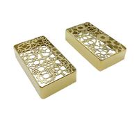 Housse de micro de guitare électrique creuse Humbucker Coque de protection Accessoires en laiton Texture Humbucker Accessoires