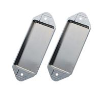 Housse de micro de guitare facile à installer P90 Esthétique pour guitares électriques à 6 cordes Construction ABS Protège de la poussière Boîtier de micro de guitare