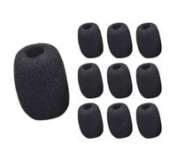 Housse de micro universelle en éponge pour microphone à fixer sur la tête, pare-brise et chute Vnl851 (C, 3,1 x 2,5 cm)