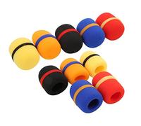 Housse de Microphone, Bandes de Couleur de Microphone, éponge Douce et épaisse, Anti-poussière, Différentes Couleurs, Bonne élasticité, Housse en Mousse pour Pare-brise de Microphone, 10 Pièces