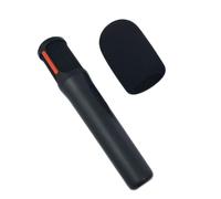 Housse de microphone portable sans fil colorée, coupe-vent, anti-salive et lavable en mousse éponge pour microphone sans fil JBL PartyBox Encore 2/Encore (noir)