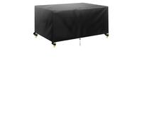 Housse de mobilier d'extérieur en tissu Oxford 420D | Balcon de jardin extérieur noir multitailles : météo ou(215x85x70cm/LxWxH)