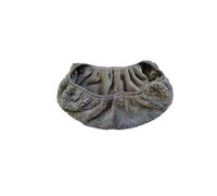 Housse de Mop 1 pièce de chiffon nettoyage plat à bande élastique en microfibre remplacement for balai rotatif, tampon, outils ménagers Pour laver le sol(Gray A)