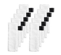 Housse de Mop Chiffons de rechange for balai vapeur et serpillière Pour laver le sol(10pcs)