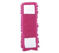 Housse de Mop Tampon de nettoyage domestique, tête vadrouille, recharge remplacement, poussière adaptée au sol Pour laver le sol(1PC Red)