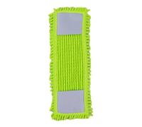 Housse de Mop Tampon de nettoyage domestique, tête vadrouille, recharge remplacement, poussière adaptée au sol Pour laver le sol(5PCS Green)