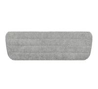 Housse de Mop Tête de pulvérisation remplacement for vadrouille plate en microfibre, 2 pièces, pleine d'étoiles, couverture Velcro, recharge amovible et réutilisable Pour laver le sol(Grey)