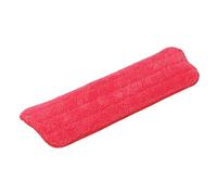 Housse de Mop Têtes de tampons vadrouille à pulvérisation, recharge en microfibre, nettoyage sec et humide, remplacement lavable, 1/4 pièces Pour laver le sol(Red)