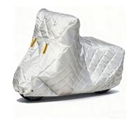 Housse de Moto Haute Résistance | pour TVS Apache | Protection Anti-Grêle 4 Couches Rembourrée Housse Imperméable Toutes Saisons avec Œillets,Bandes Réfléchissantes