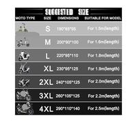 Housse De Moto Imperméable pour du&Cati Monster 796, Hypermotard Et 696/695 - Protection UV Pluie Idéale pour Une Utilisation Extérieure(L for 180cm)