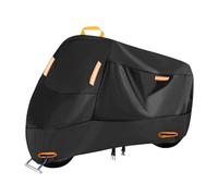 Housse de Moto pour Ducati Scrambler 1100 Pro 2018-2024, Housse de Protection Étanche avec Bandes Réfléchissantes Trous de Serrure Sangle Coupe-Vent Stockage Extérieur Polyester