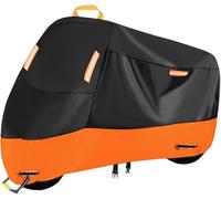 Housse de Moto pour Ducati Sport 1000 2007 2008 2009 2010, Imperméable en Tissu Oxford Contre la Pluie et Les Rayons UV Housse de Moto Extérieur,B-Black/Orange