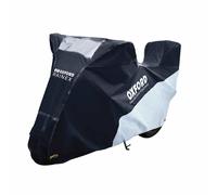 Housse De Moto Pour Extérieur Oxford Rainex-Moto/Scooter Avec Baúl-Noir/Argent-L