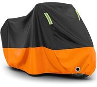 Housse de Moto pour Honda NC700D Integra 2014-2017 2018 20196 2020 2021 2022, Bâche Moto Imperméable en Tissu Oxford, Protection Anti-UV Antipoussière Extérieur et Intérieur,Orange