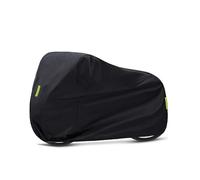 Housse De Moto pour Kawasaki Ninja ZX-14R bs4, BâChe De Moto Couverture ExtéRieure ImperméAble Protection Pluie UV PoussièRe avec Bandes RéFléChissantes,A-Black-265 * 125 * 105cm