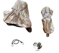 Housse de moto pour scooter compatible avec Yamaha à XJ 900 S Diversion, taille XXL 296 x 105 x 127 cm, couverture imperméable en nylon coque 250 g, soleil pluie