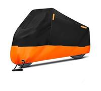 Housse De Moto pour SYM JP150 GR125 Fiddle 3 FNX150 Maxsym 400i 600i Housse Protection Anti-poussière Bande Réfléchissante Imperméable Bache Moto Exterieur Etanche(M)