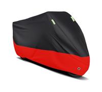 Housse de Moto pour Triumph Speed Triple 1200 RS Street Bike, avec Trous de Verrouillage, Protection intérieure et extérieure Respirante et imperméable aux UV,Red