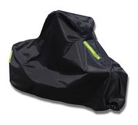 Housse De Moto pour Yamaha Tricity 300 Tricity300, Bâche De Protection De Moto 210D Oxford Respirante, Anti-Pluie Et Anti-poussière, Universelle pour L'intérieur Et L'extérieur(Schwarz)