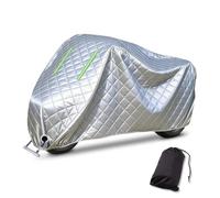 Housse de Moto Robuste pour Peugeot Django 50 2T Blue|Housse Moto Anti-Vent,Imperméable,Anti-Neige Anti-Poussière avec œillets Verrouillage& Réfléchissante-Tous Temps